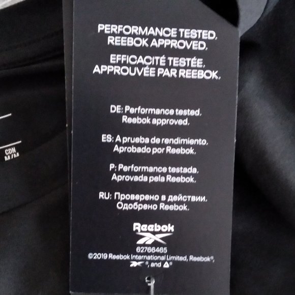🆕Reebok Women's United by Fitness T-Shirt, SM and MD - Black, NWT, Authentic - Picture 6 of 8